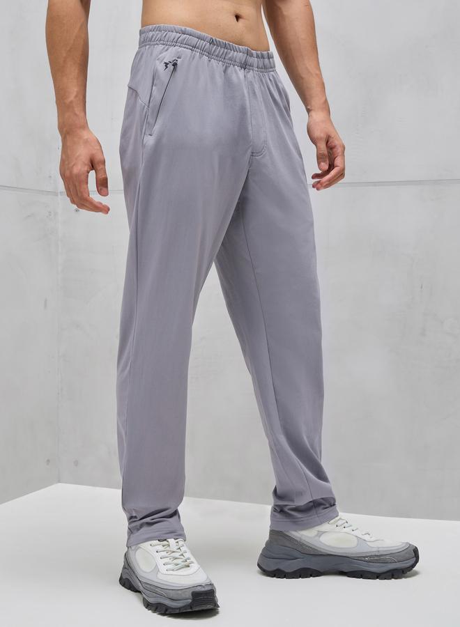Technosport Men Solid Relaxed Fit Trackpants - Image 4